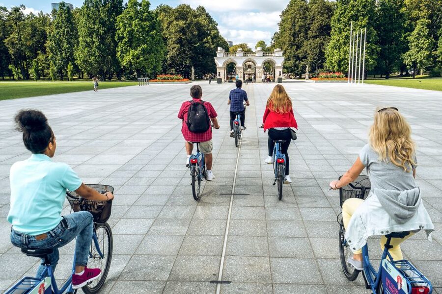 3-Hour Guided Cycling Tour of Warsaw - The ride hits its stride from the Warsaw Uprising Monument