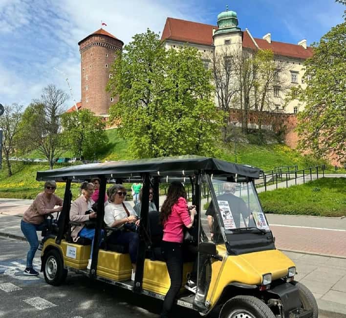 City Tour Cracow , Jewish Quarter - Getting around by heated melex so you keep your energy