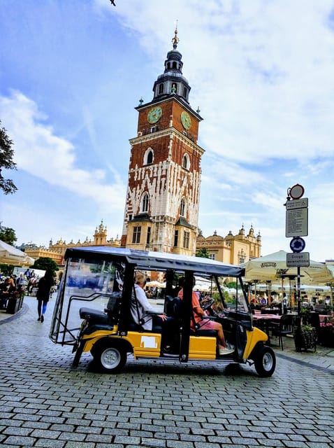 Cracow: Jewish Quarter and Ghetto Sightseeing Golf Cart Tour - Meeting point and what to bring for the 90 minute ride