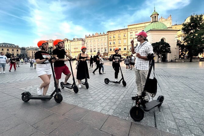 Electric Scooter Tour: Old Town Tour - 1,5-Hour of Magic! - New Town Square and Multimedia Fountain Park: a change of pace