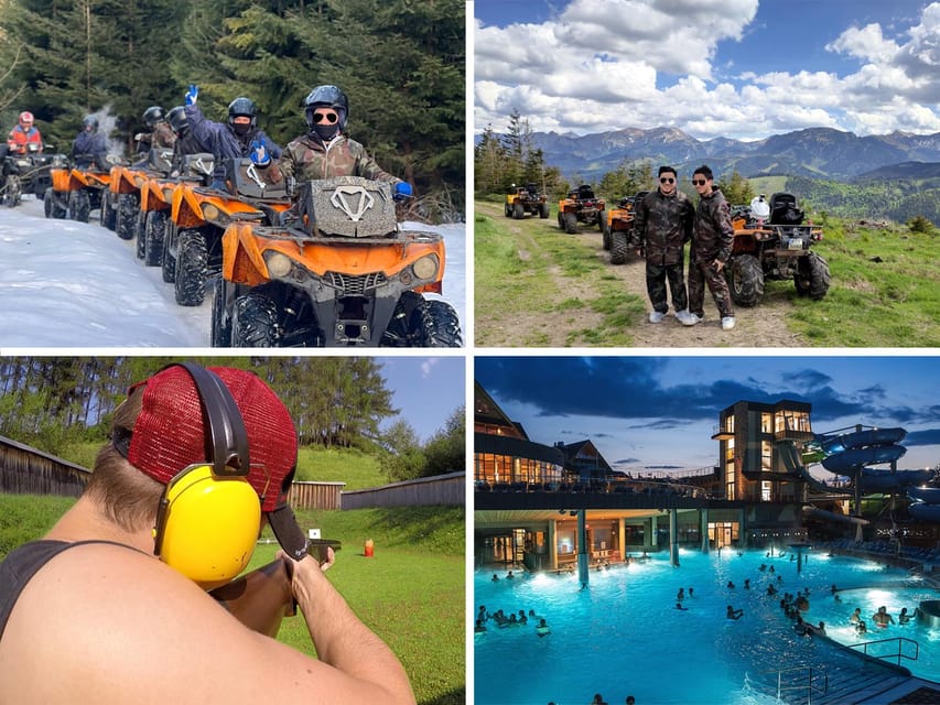 From Krakow: ATV/Snowmobile Ride, Shooting & Hot Springs - Shooting in Zakopane: controlled fun, paid separately by ammo packages