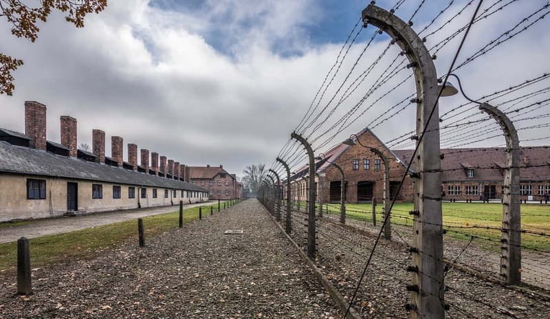 From Krakow: Auschwitz-Birkenau Guided Tour with Transport - Auschwitz I guided tour: preserved buildings, the gate, and a careful pace