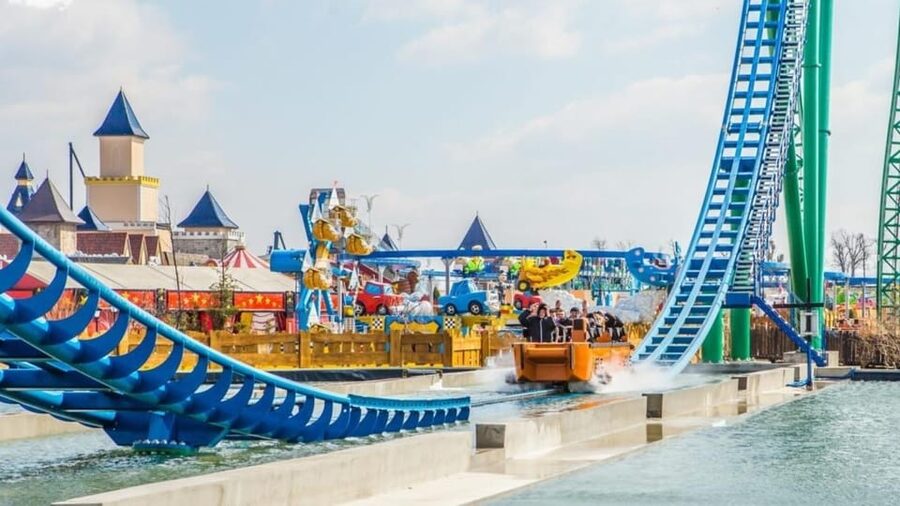 From Krakow: Energylandia Park Open Ticket & Pickup Options - Four zones that match different ages and moods