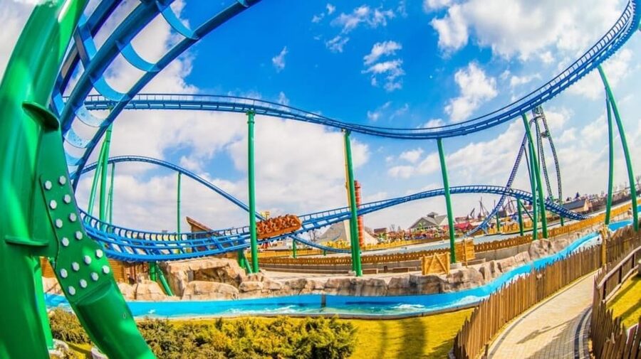 From Krakow: Energylandia Park Open Ticket & Pickup Options - Your first moment at the park: clock tower tickets and smooth entry