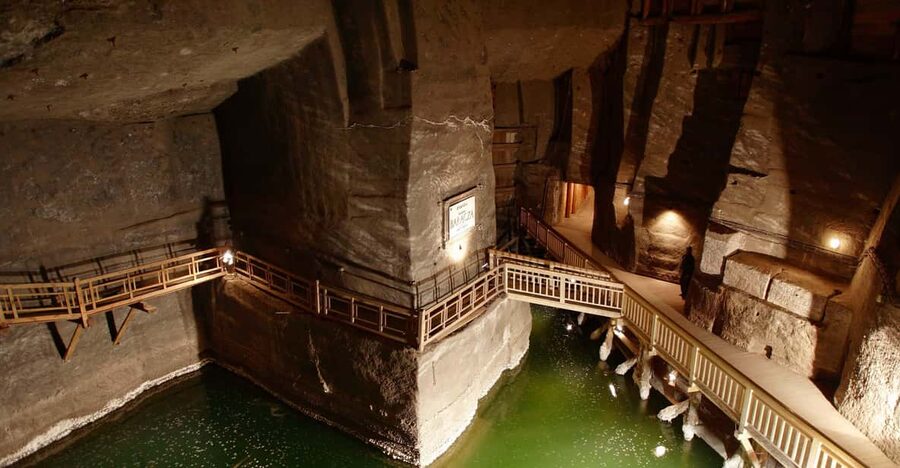 From Krakow: Salt Mine Guided Tour with hotel pick up - Inside the mine: what the walking and microclimate feel like