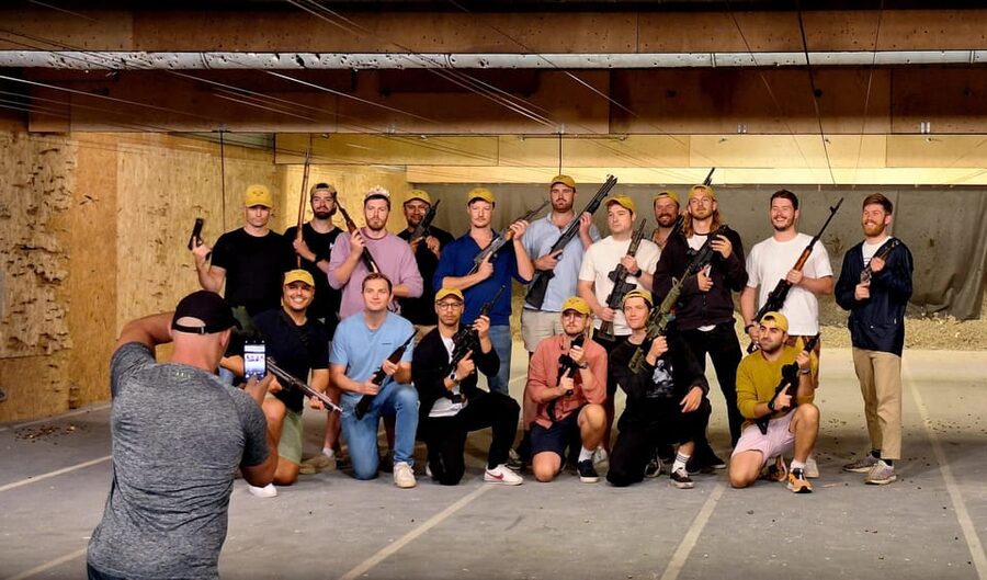 From Krakow: Shooting Range with Round-Trip Transportation - Inside the shooting session: photo stop, visit, then the line