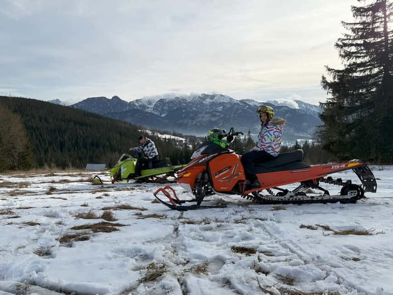 From Krakow: Snowmobile, Zakopane & Chochołowskie Baths - Getting to the van and starting with Chochołów