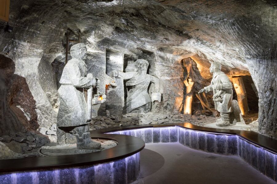 From Krakow: Wieliczka Salt Mine Guided Tour - The guided underground route: corridors, chapels, and salt statues