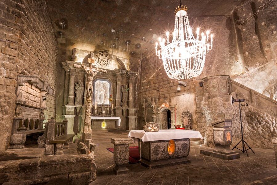 From Krakow: Wieliczka Salt Mine Half-Day Guided Tour - Getting back up: elevators, timing, and temperature changes