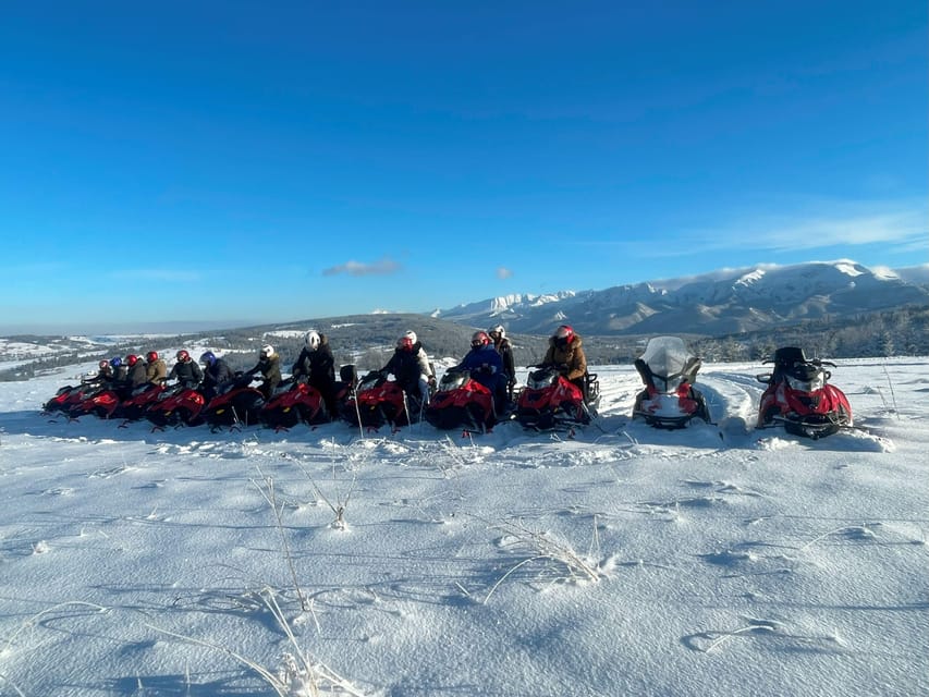 From Krakow: Zakopane Snowmobile NIGHT Ride, Bonfire, - Oscypek, Mulled Wine, and Bonfire Comfort Food That Actually Fits the Day