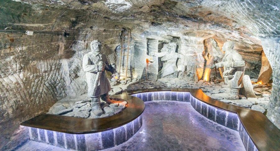 From Warsaw: Guided Tour to Wieliczka Salt Mine and Krakow - Underground walking, steps, and the lift back to the surface