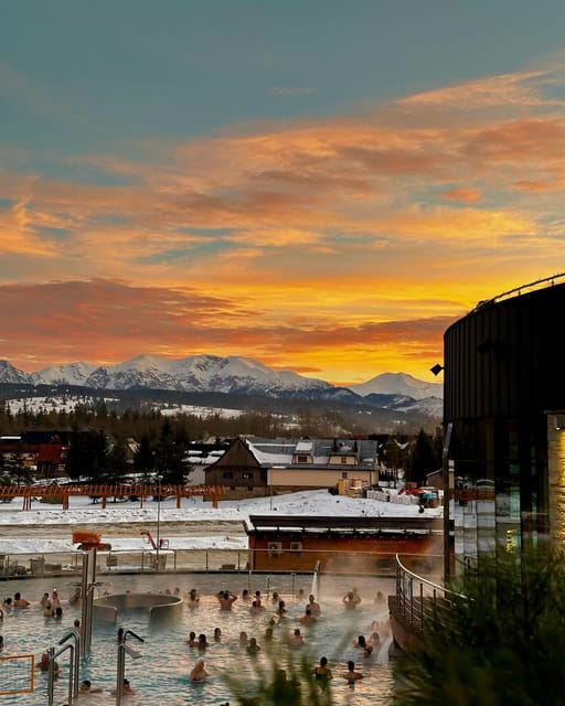From Zakopane: Snowmobile Ride with Thermal Pools & Pickup - Chocholowska Thermal Baths: your 3-hour unwind in Chochołów