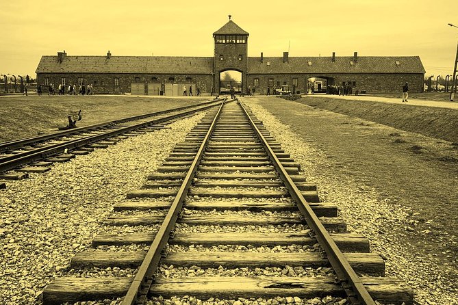 Full-Day Tour of Auschwitz and Wieliczka Salt Mine from Krakow - Auschwitz-Birkenau with a licensed English guide and your own headphones
