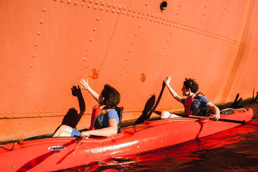 Gdansk: Guided Kayak Tour - The route you’ll actually experience: shipyard to Main City to islands