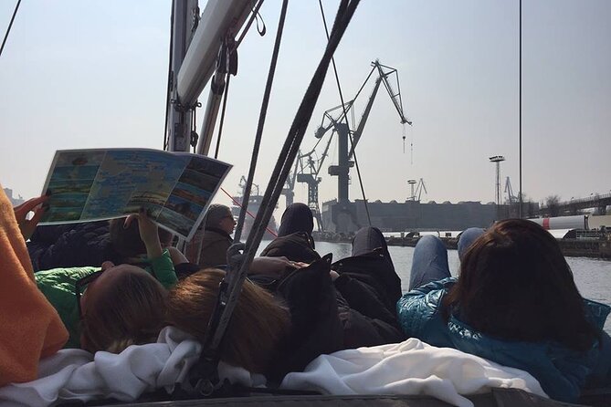 Gdańsk: Motlawa and Port yacht cruise with Welcome Drink - The shipyard factor: repair work you can spot up close