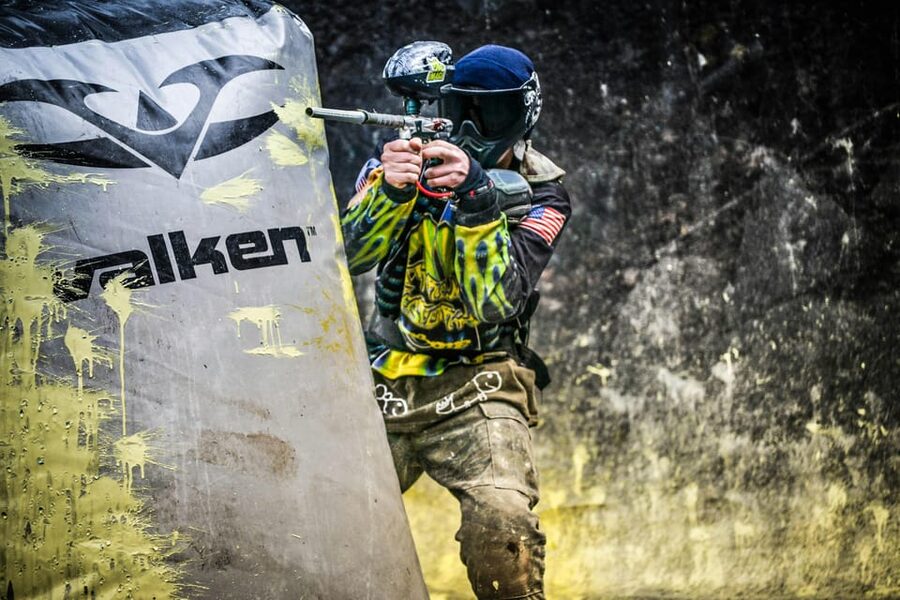 Gdańsk: Outdoor Paintball with Transfers (200 Bullets) - Gear-up moment: mask, uniform, and your paintball load