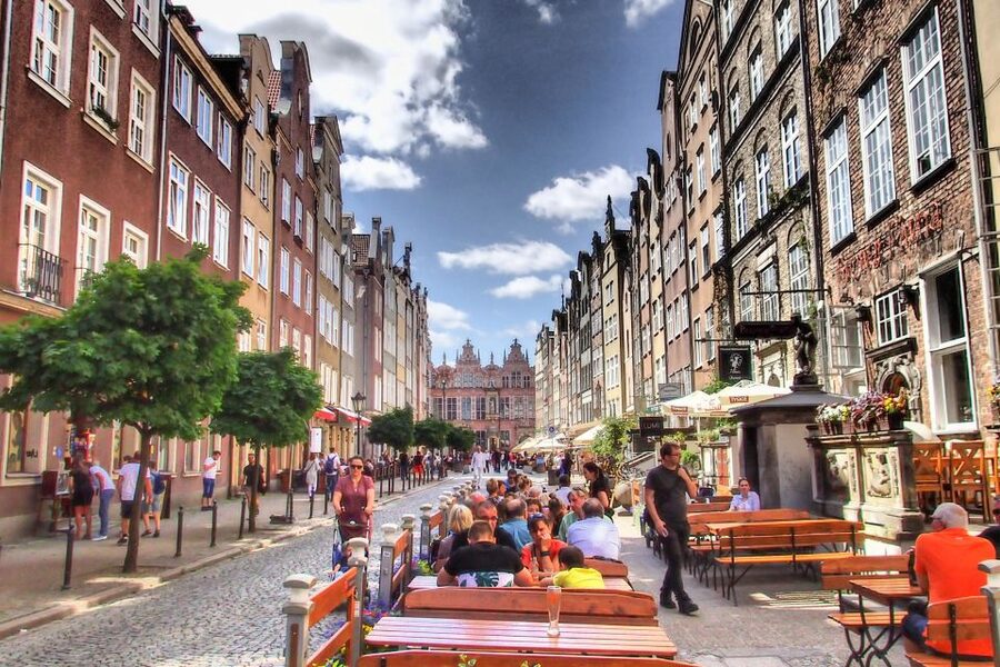 Gdansk: Private Old Town Tour - Mariacka and St. Mary’s Basilica tower: the view is the payoff