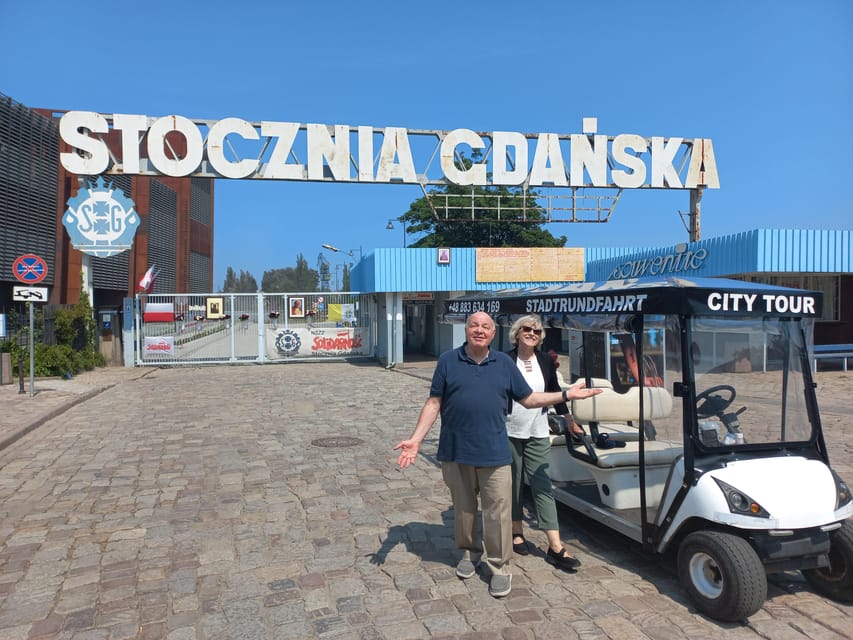 Gdansk: Private Top City Tour by Electric Cart & Live Guided - Museum Stops and Quick Glimpses: Polish Post, World War II, and More