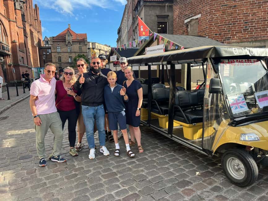 Gdansk: Shared/Private Golf Cart City Tour with Local Guide - Pańska 1 Meet-Up and the Comfort of a Heated Melex Ride