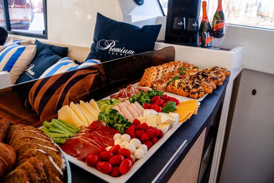Gdansk/Sopot: Breakfast Cruise on a Catamaran - The crew and steering moment, where the experience gets memorable