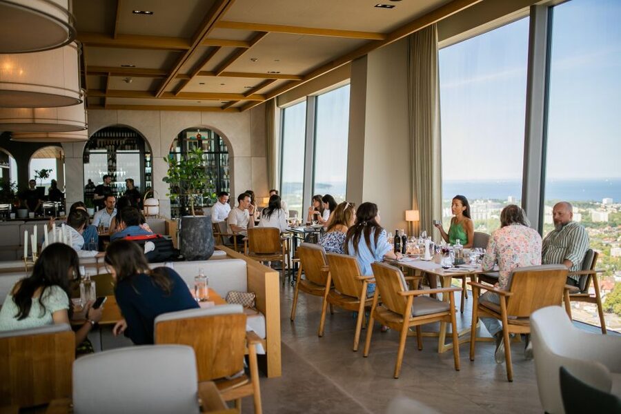 Gdańsk: Spanish Cuisine and City Views From the Top Floor - The set menu: appetizer, main, dessert, and one glass of Cava