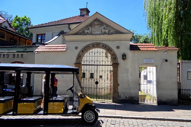 Kazimierz, Jewish Ghetto, Schindler's List story - Golf Cart Tour - Schindler’s Factory Exterior Stop, and Your Museum Ticket Choice