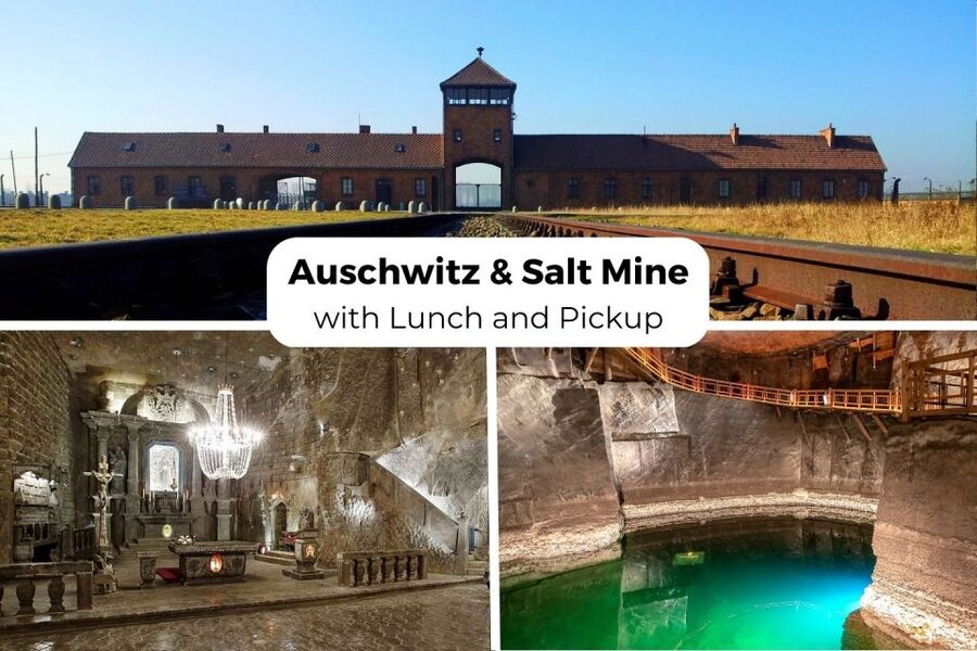 Krakow: Auschwitz-Birkenau & Wieliczka Salt Mine with Lunch - A full-day plan from Krakow pickups to the final drop-off
