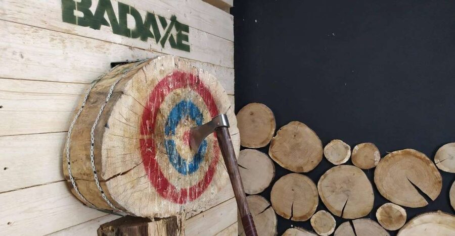 Krakow: Axe Throwing Fun - The 85 Minute Flow, Safety First Then Games and Trick Shots