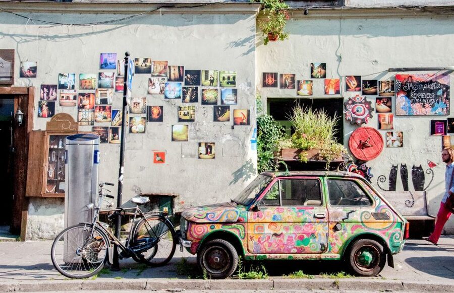 Krakow: Bike Tour of Old Town, Jewish Quarter and the Ghetto - The ride plan: 25 stops, photo moments, and electric assist