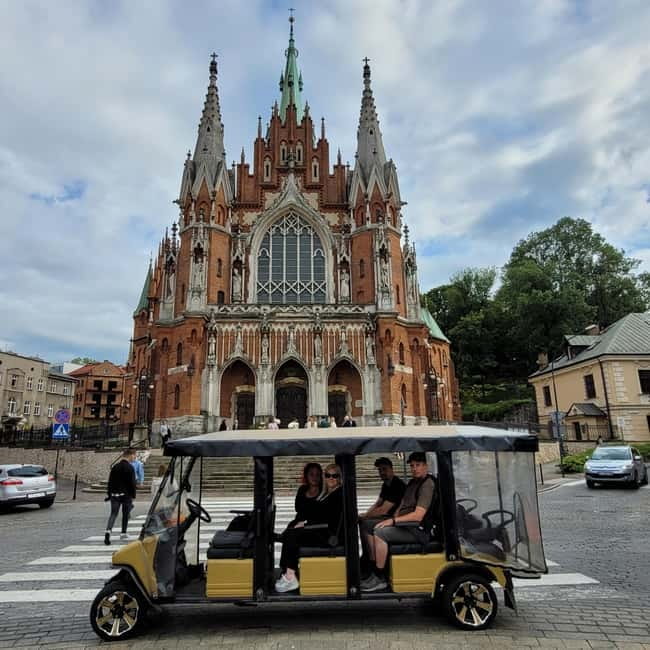 Krakow: City Sightseeing Tour by Electric Buggy Golf Cart - Kazimierz Jewish quarter: the former town and its key landmarks