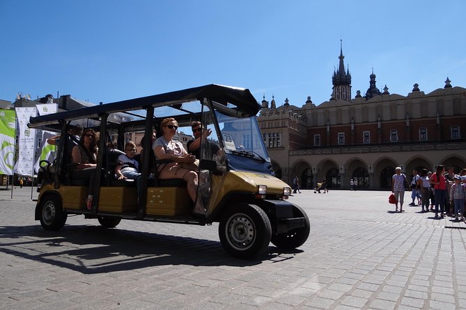Krakow Grand City Tour by golf cart - All 3 districts - Kazimierz and the Jewish Quarter: how to read the streets from the cart