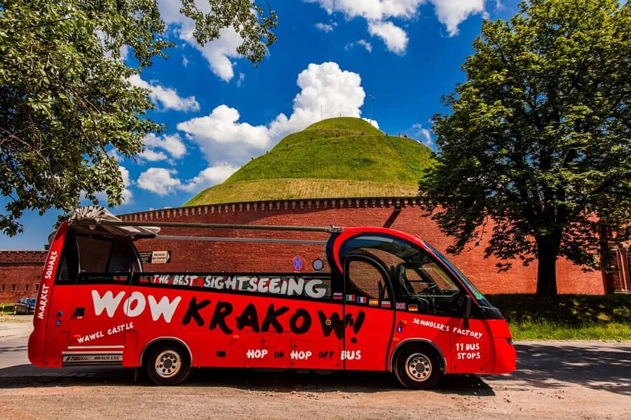 Krakow: Hop-On Hop-Off Bus Tour with Audio Guide - Why this hop-on hop-off route works for a first Krakow visit