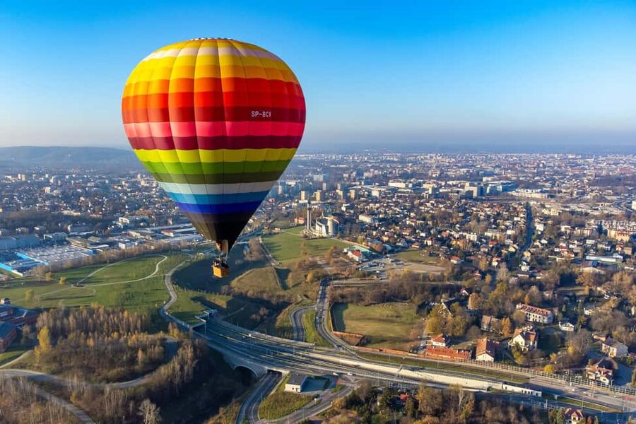 Kraków: Hot Air Balloon Exclusive Tour with Champagne - The flight over Kraków: what you will see from the basket
