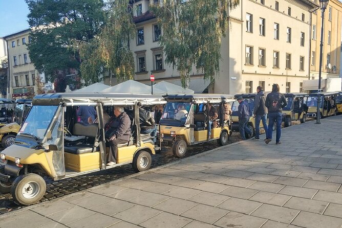 Krakow: Jewish Quarter and Ghetto tour by electric golf cart - Picking Your Language: Multilingual Audio Plus Live Help