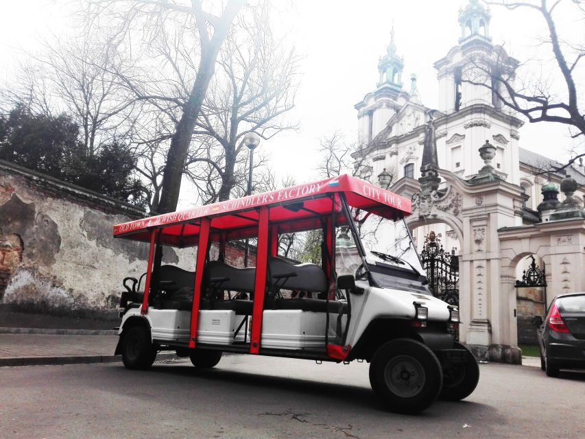 Krakow: Jewish Quarter and Schindler Factory by Golf Car - Price and value: why $50 can be a good deal for a 90-minute route