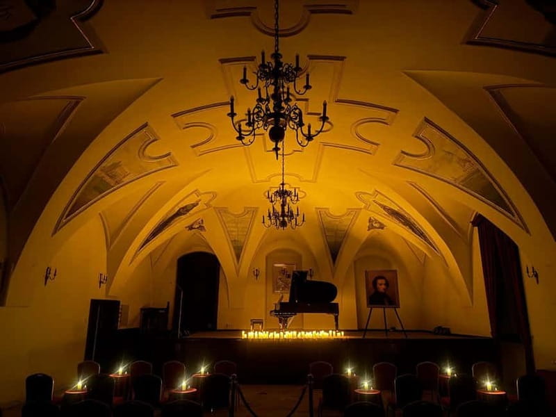 Krakow: Piano Trio Chopin & Friends Concert VIP with Wine - Inside the Bernardine monastery near Wawel: baroque acoustics and a close room