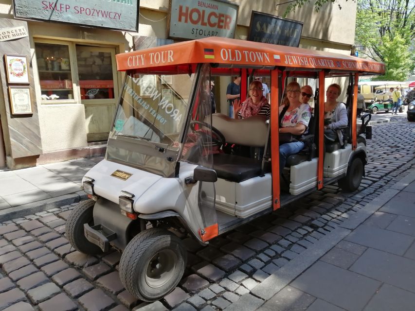 Krakow: Private Sightseeing Tour by Electric Car - Kazimierz by car: churches, synagogues, and street-level meaning