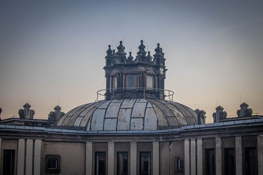 Nowa Huta: Steelworks Administration Buildings/Shelters Tour - Vintage Car Option for Photos: A Fun Contrast to Serious Spaces