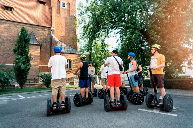 Segway Tour Krakow: Jewish Quarter Kazimierz- 2-Hours of Magic! - Getting ready at Sienna 17: training, helmets, and confidence on two wheels
