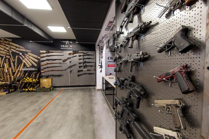 Shooting Range: Best value shooting package with hotel pickup - The Weapon Mix: Pistols to Bigger Options