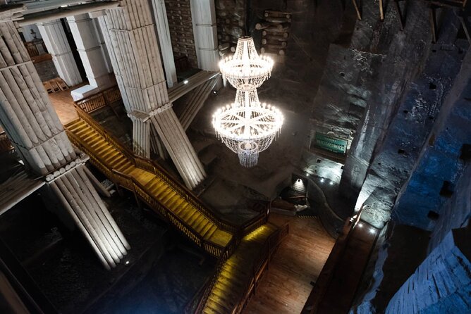 UNESCO Wieliczka Salt Mine Half-Day Tour from Kraków - Stepping into the mine: 380+ steps, first level depth