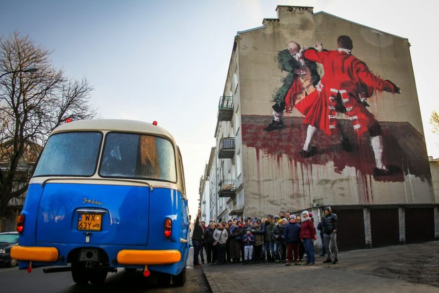 Warsaw: 2.5-Hour Dark Side - Praga District by a Retro Bus - The Praga Bermuda Triangle: the name, the architecture, and the atmosphere