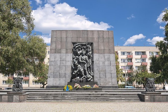 Warsaw Afternoon, panoramic view, guided, public city tour with pick up&drop off - Umschlagplatz: the short stop that hits hardest