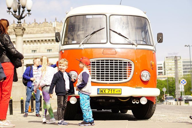 Warsaw City Sightseeing in a Retro Bus - Stop one: Lazienki Royal Park, Chopin, and the Palace on the Isle