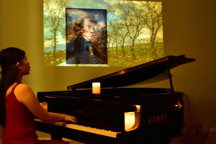 Warsaw Concert: Chopin - Painted by Candlelights with Wine - Step inside a Chopin-style salon, not a modern concert hall