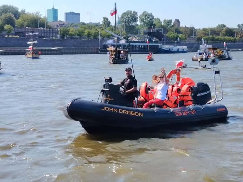 Warsaw: High-Speed Vistula River RIB Boat Adventure - The quick sightseeing hits: modern Warsaw you can spot from the water