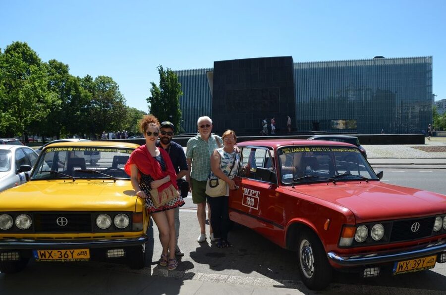 Warsaw Jewish Heritage Private Tour in Retro Fiat - Key highlights you will remember