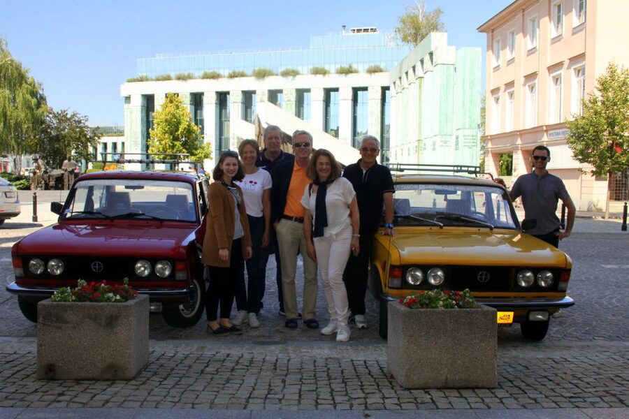 Warsaw Must-Sees: 4-Hour Private Tour by Retro Fiat - The Vodka Shot and Doughnut: Small Stops That Make It Human