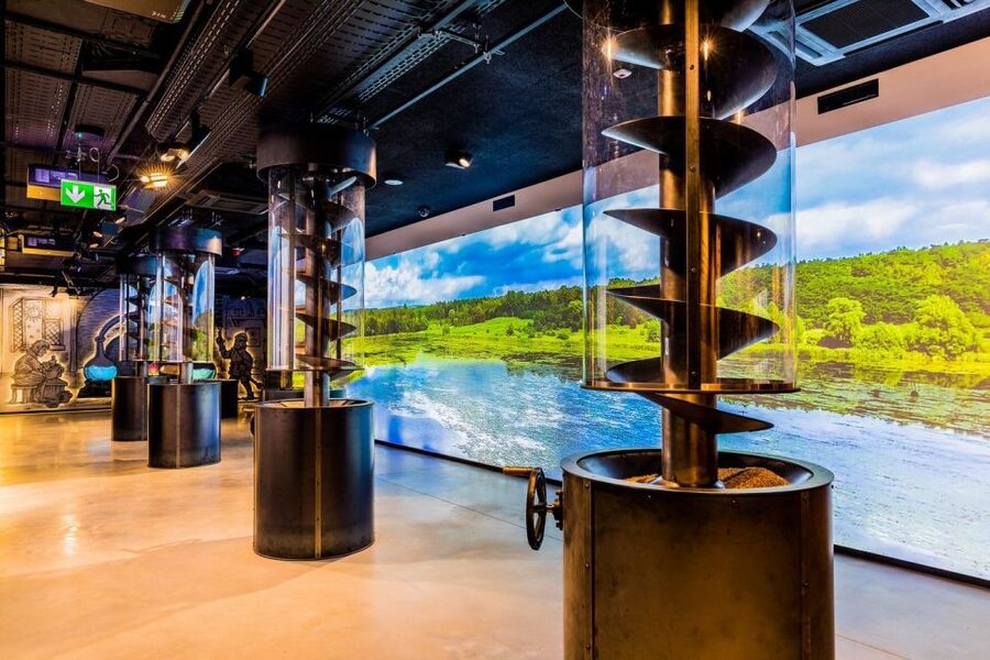 Warsaw: Polish Vodka Museum Tour with Tasting - Entering the Koneser site in Praga, then getting oriented fast