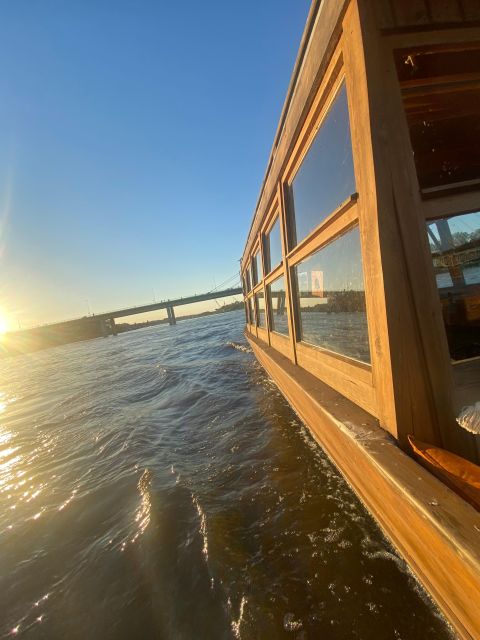 Warsaw: Vistula Cruise - Passing the Port of Prague Entrance, Then Back Toward Stadium Views